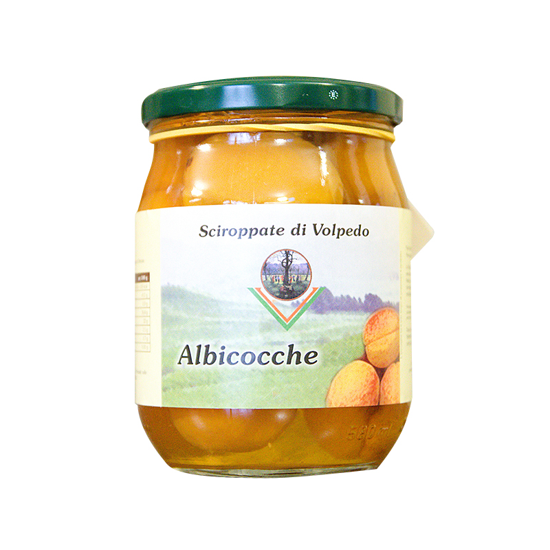 Albicocche sciroppate Volpedo frutta