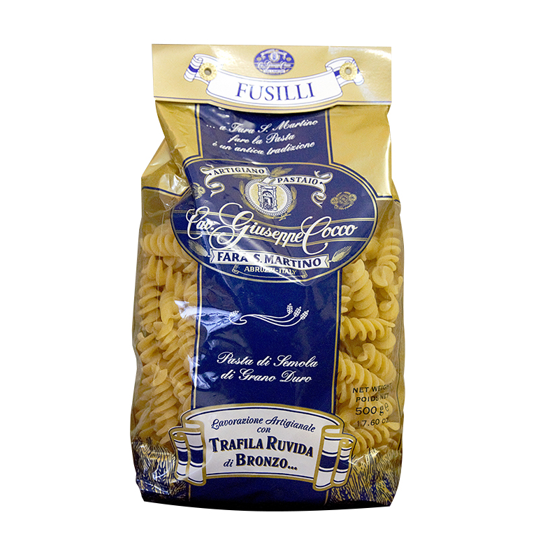 Fusilli di semola di grano duro Cav. Cocco